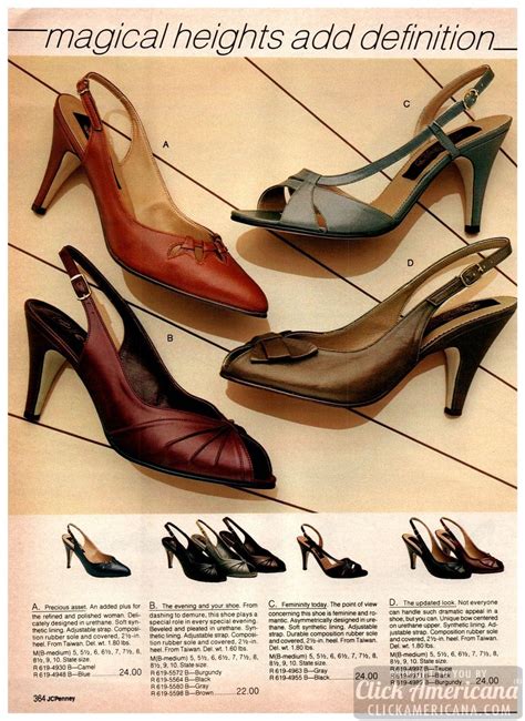 high heels from the 80s.